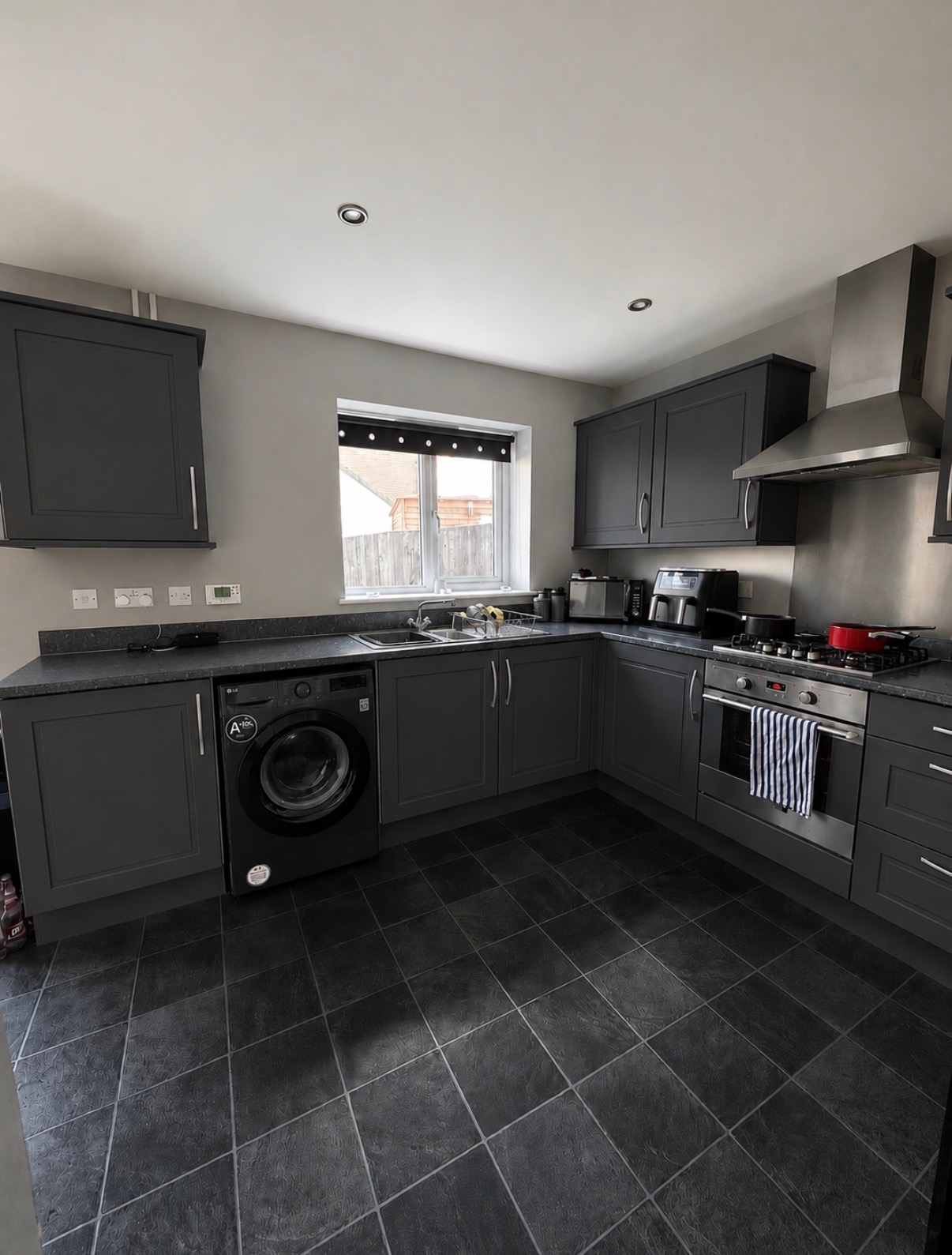 Anthracite kitchen, Llanelli — after respray